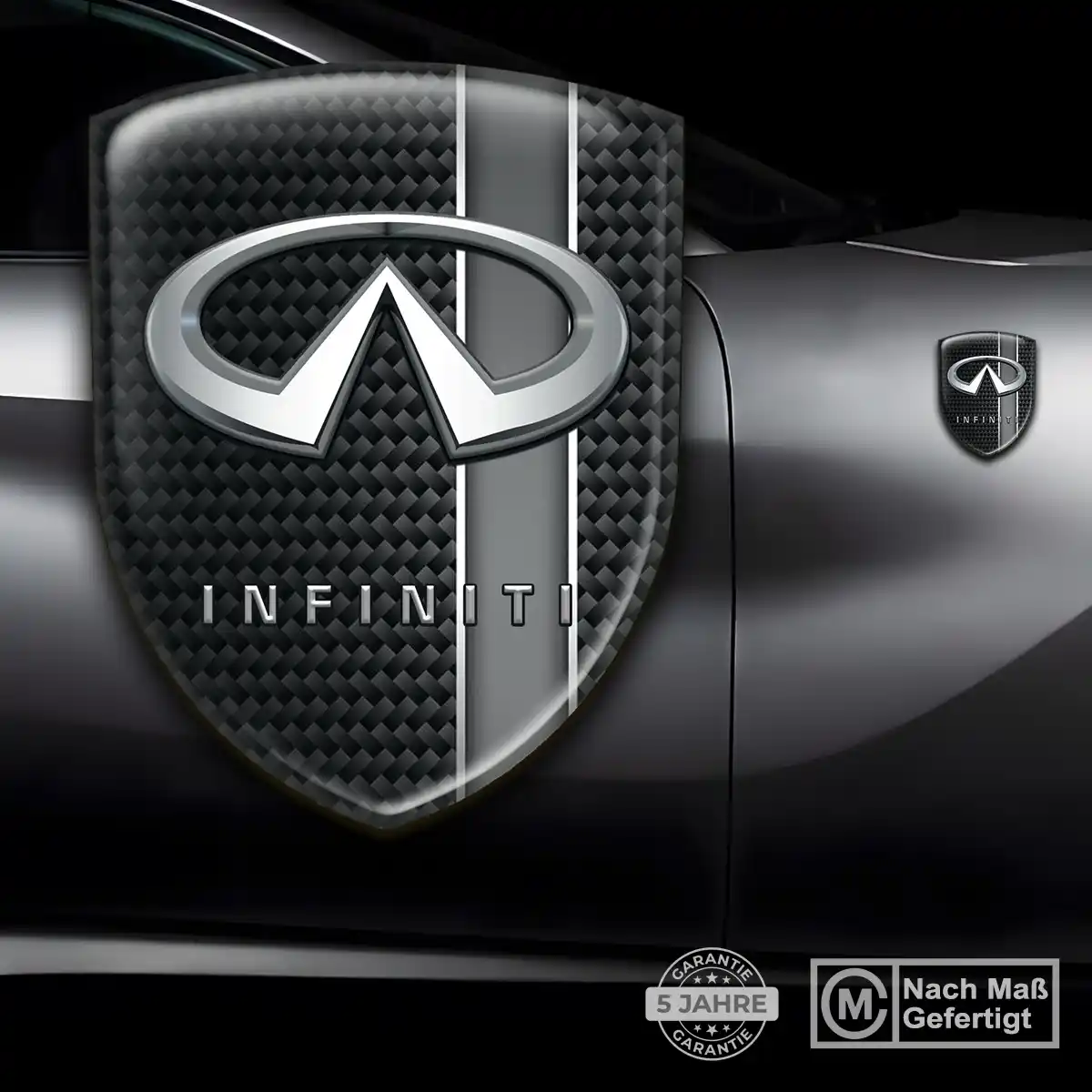 Infiniti Aufkleber Emblem Wappen Auto Edles Design