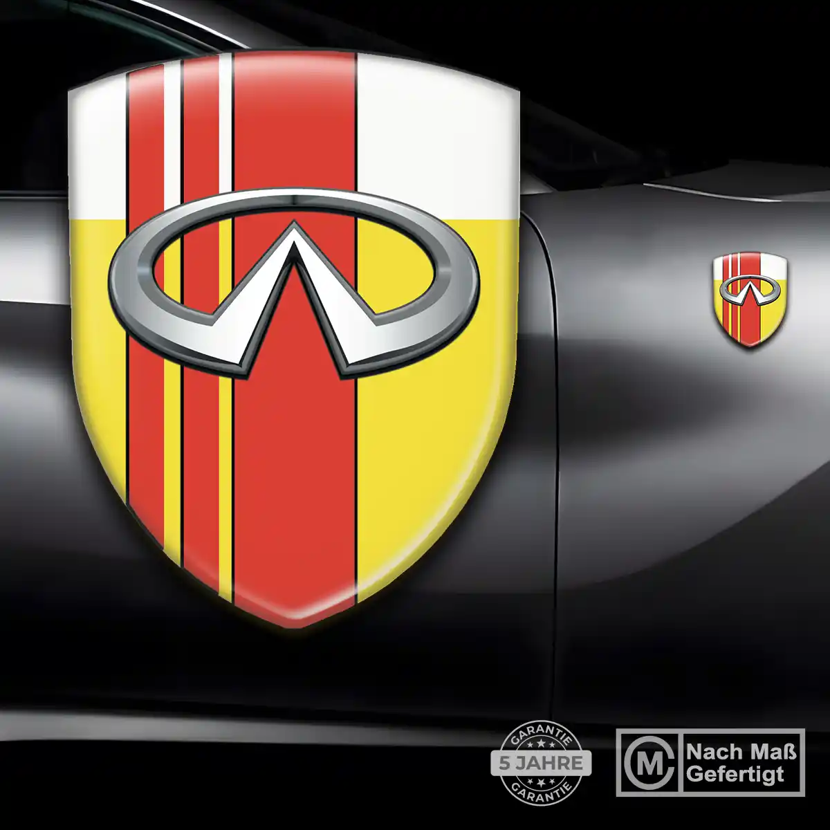 Infiniti Aufkleber Emblem Wappen Auto Erstklassige Qualität
