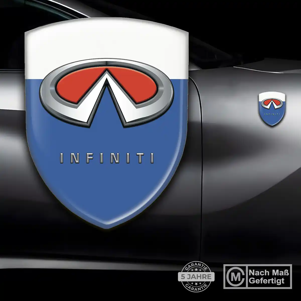 Infiniti Aufkleber Emblem Wappen Auto Hochwertiges Harz