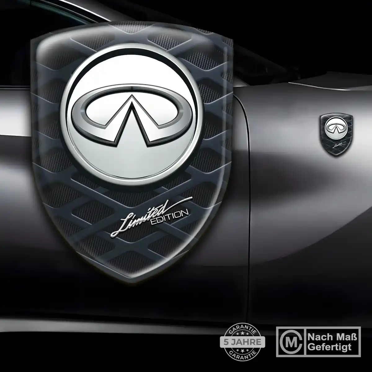Infiniti Aufkleber Emblem Wappen Auto Interieurdesign