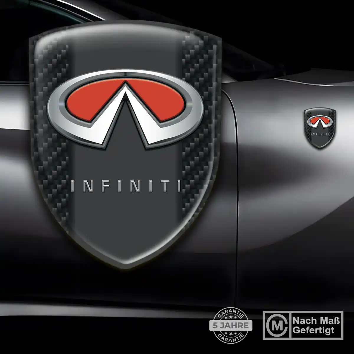 Infiniti Aufkleber Emblem Wappen Auto Markenedition
