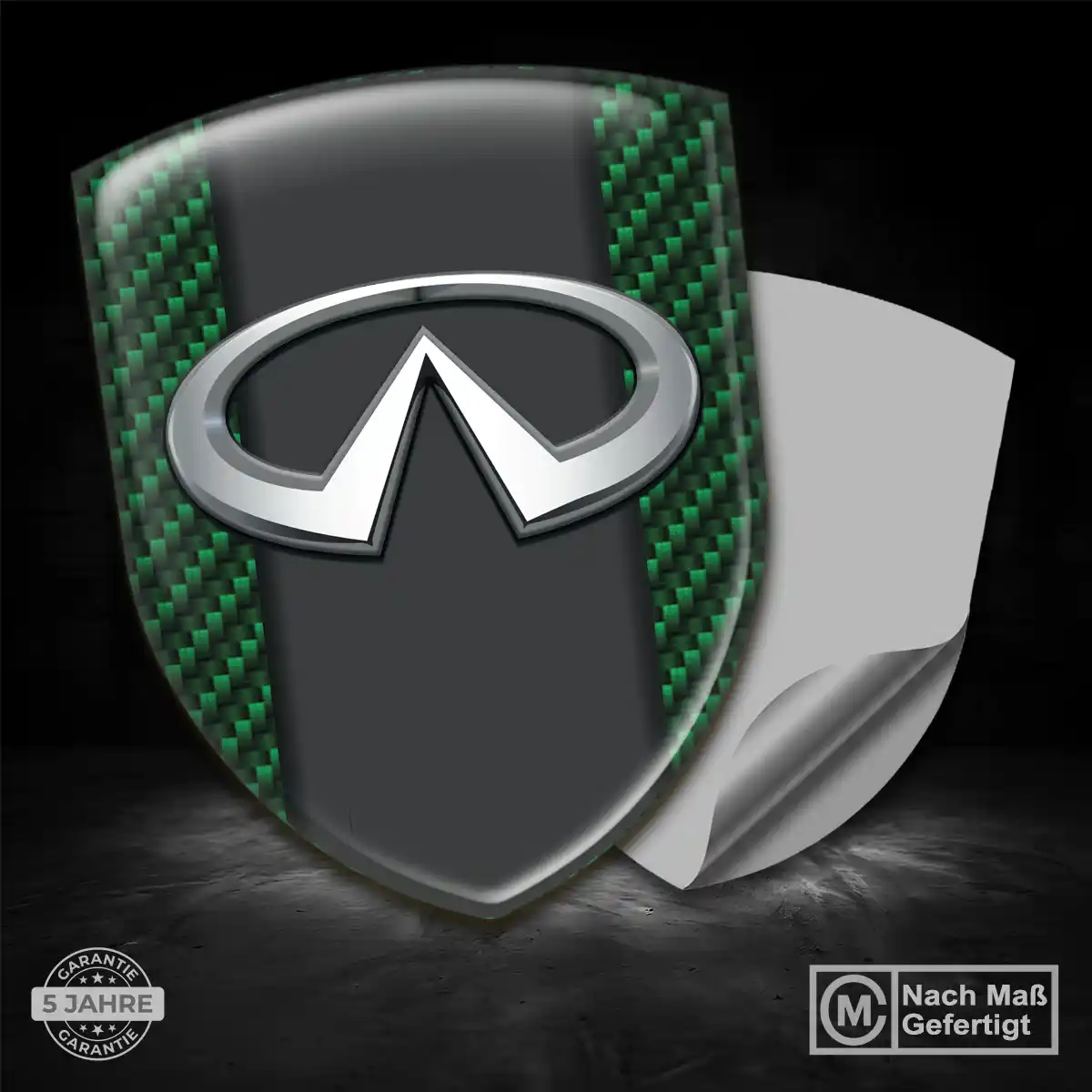 Infiniti Aufkleber Emblem Wappen Auto Premium-Edition