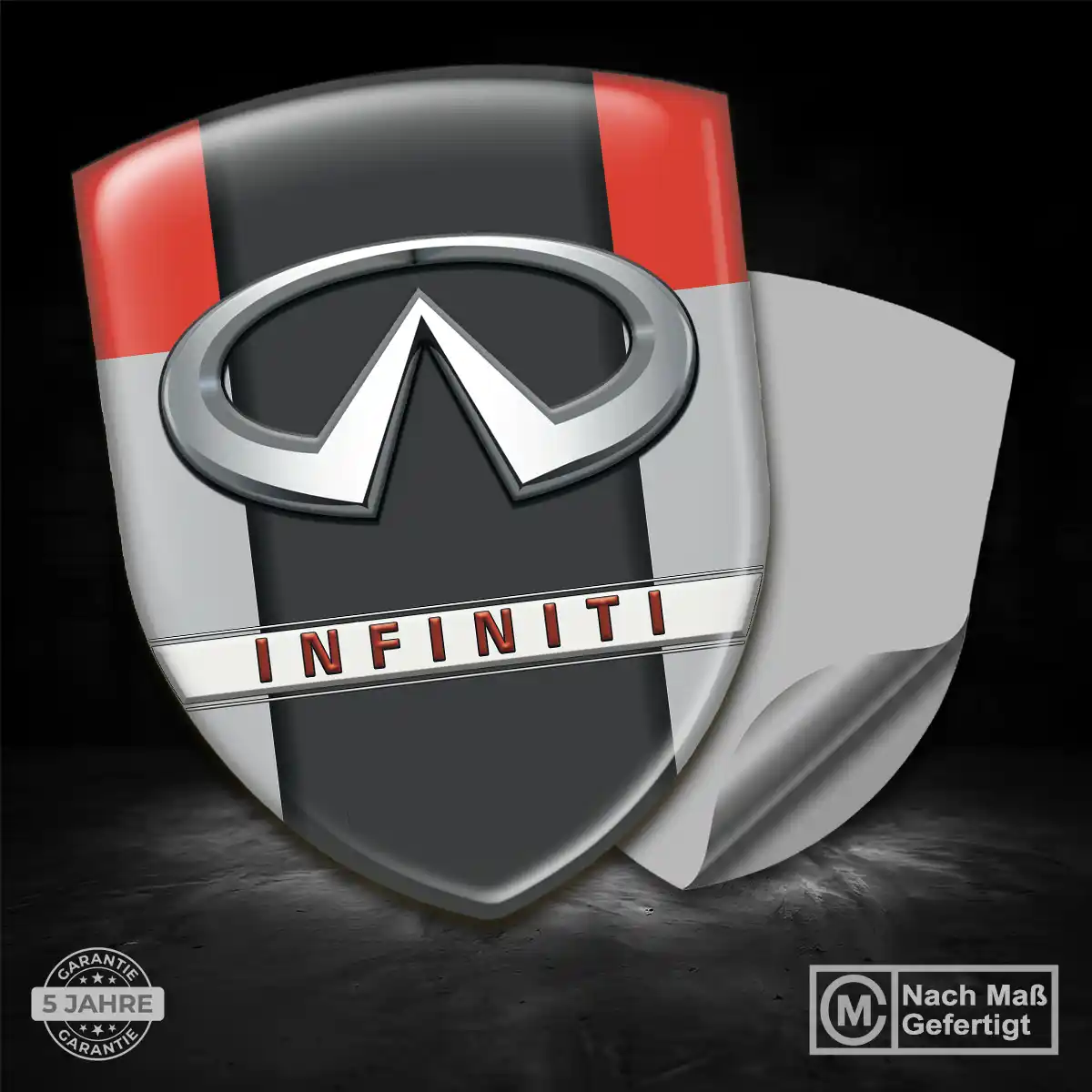 Infiniti Aufkleber Emblem Wappen Auto Spitzenqualität