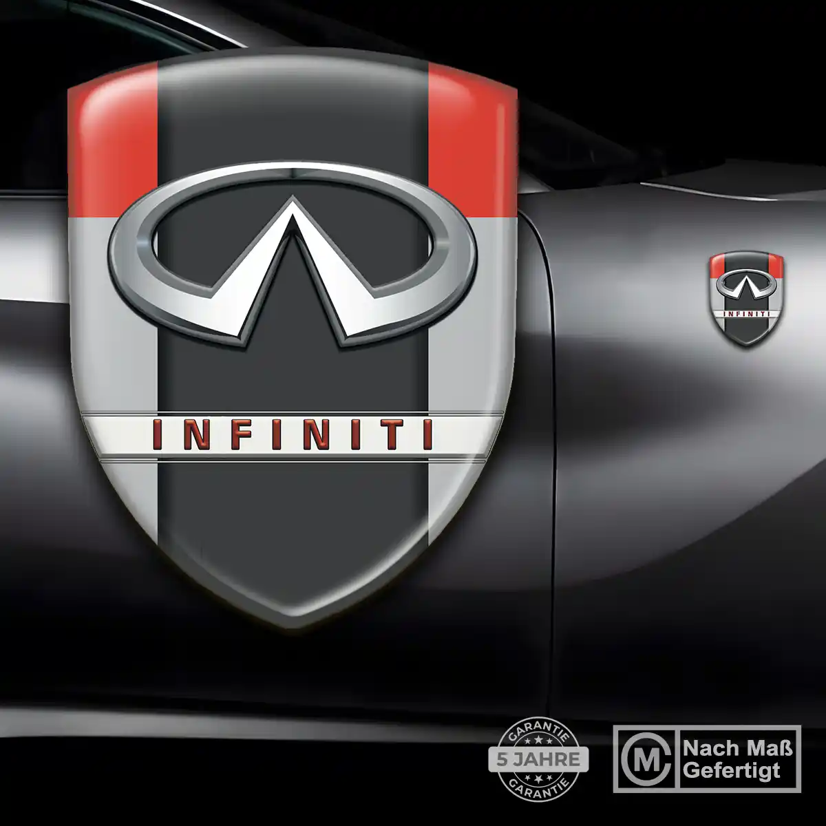 Infiniti Aufkleber Emblem Wappen Auto Spitzenqualität