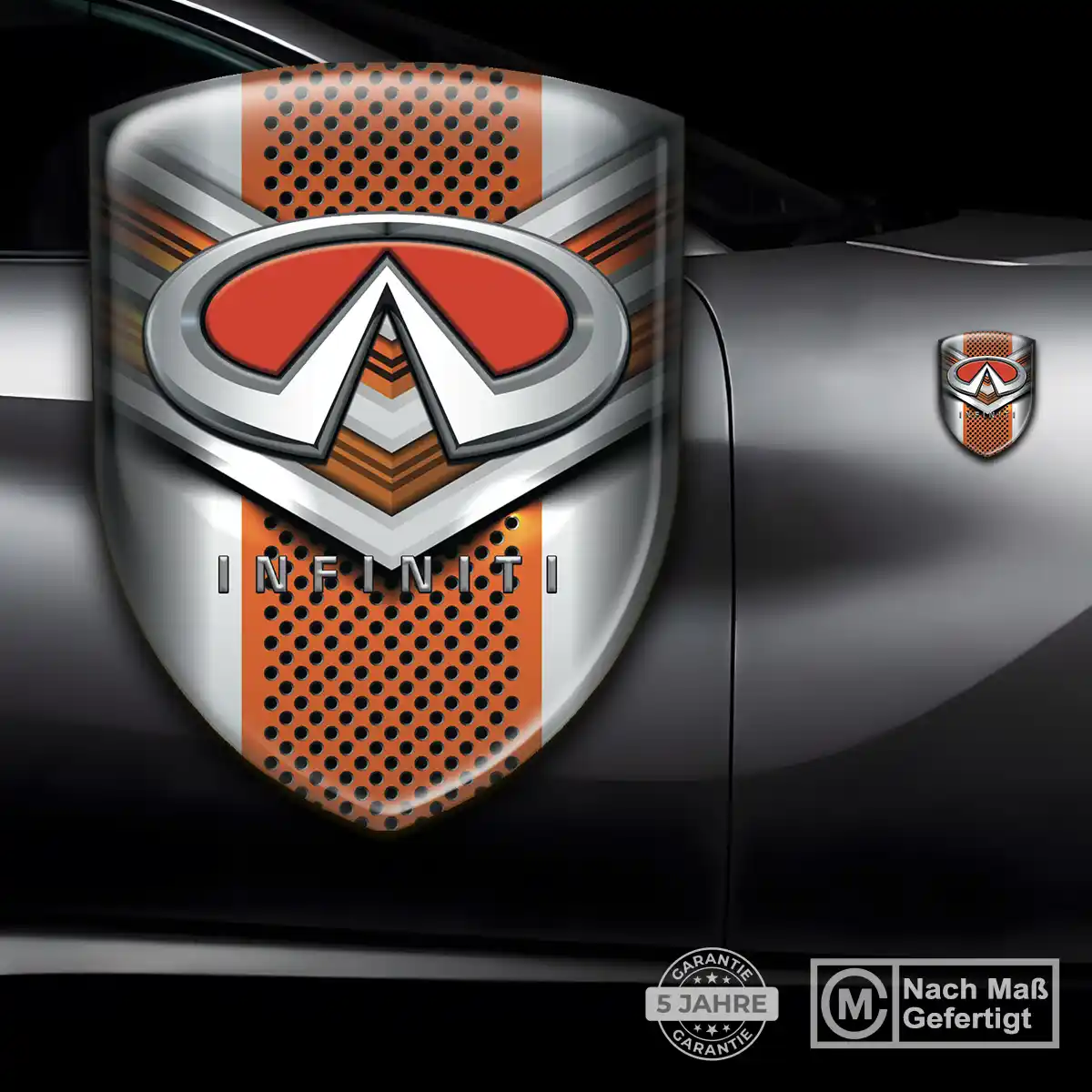 Infiniti Aufkleber Emblem Wappen Überzeugende Qualität