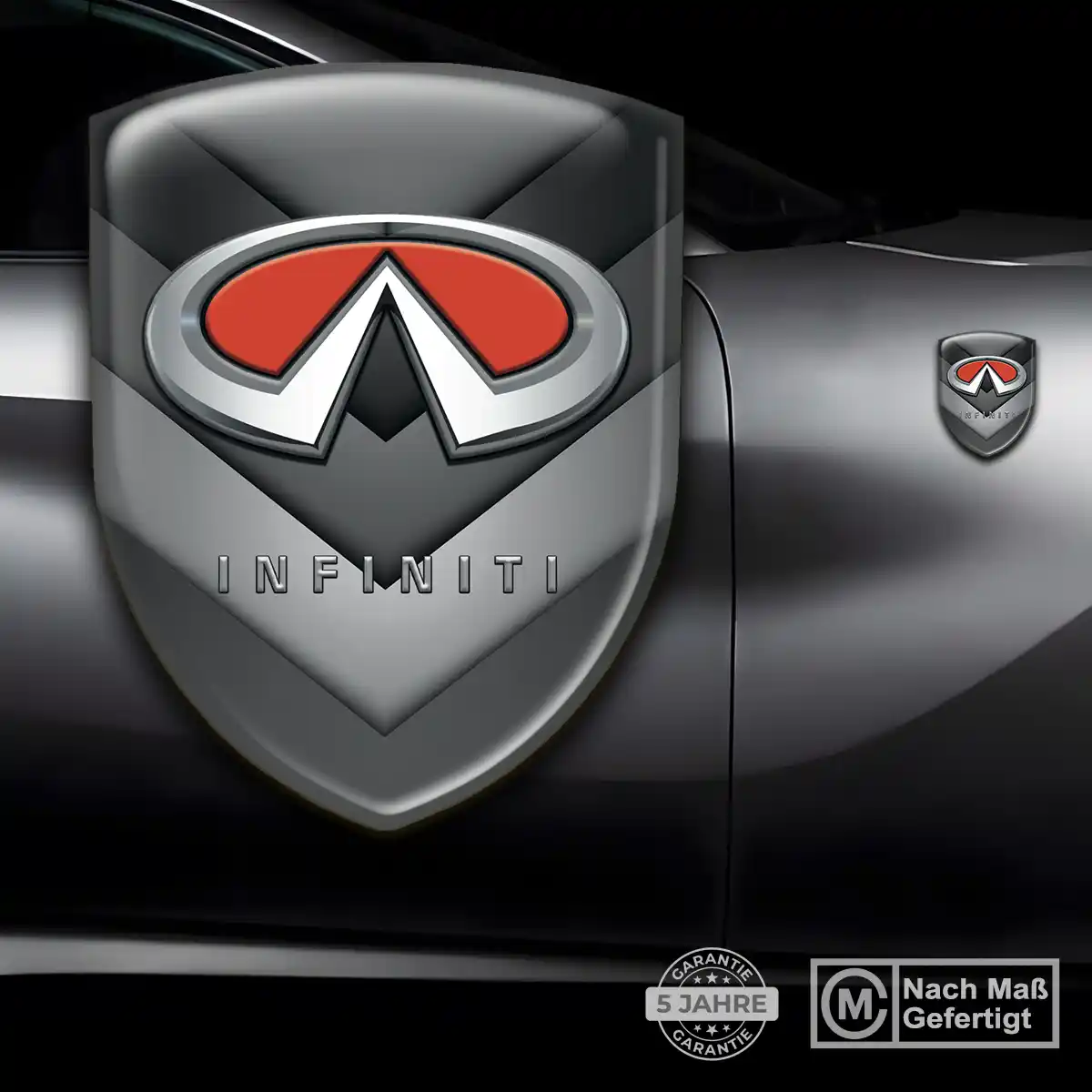 Infiniti Aufkleber Emblem Wappen Edles Design