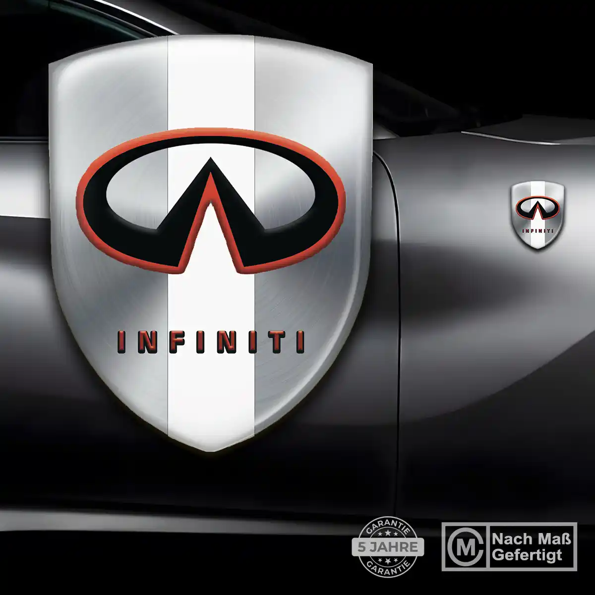 Infiniti Aufkleber Emblem Wappen Elegantes Design