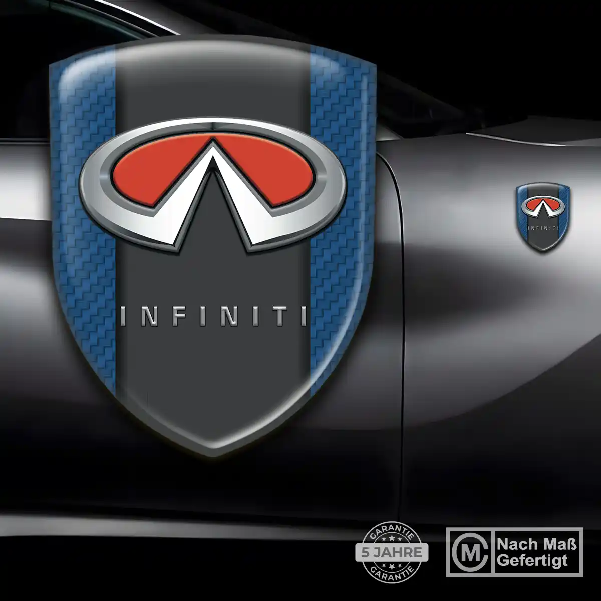Infiniti Aufkleber Emblem Wappen Erstklassige Qualität