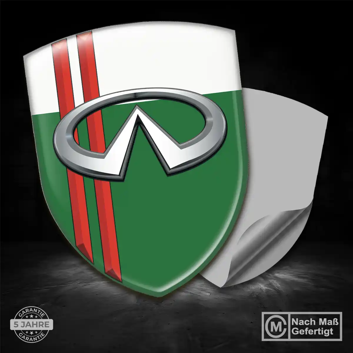 Infiniti Aufkleber Emblem Wappen Hochwertiges Harz