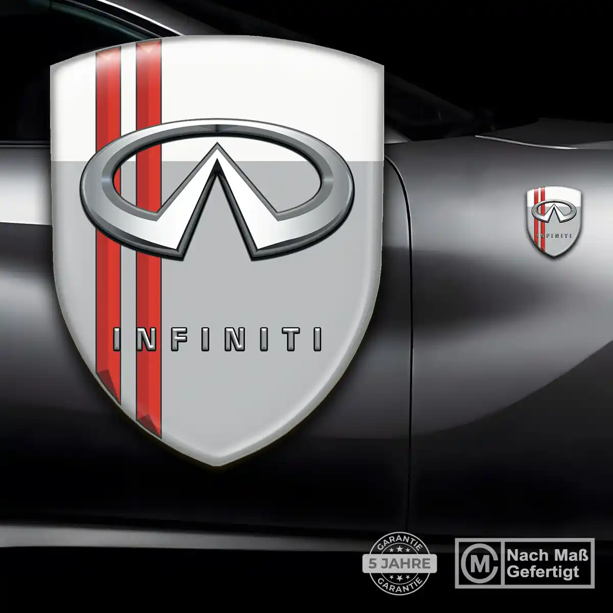 Infiniti Aufkleber Emblem Wappen Modernes Design