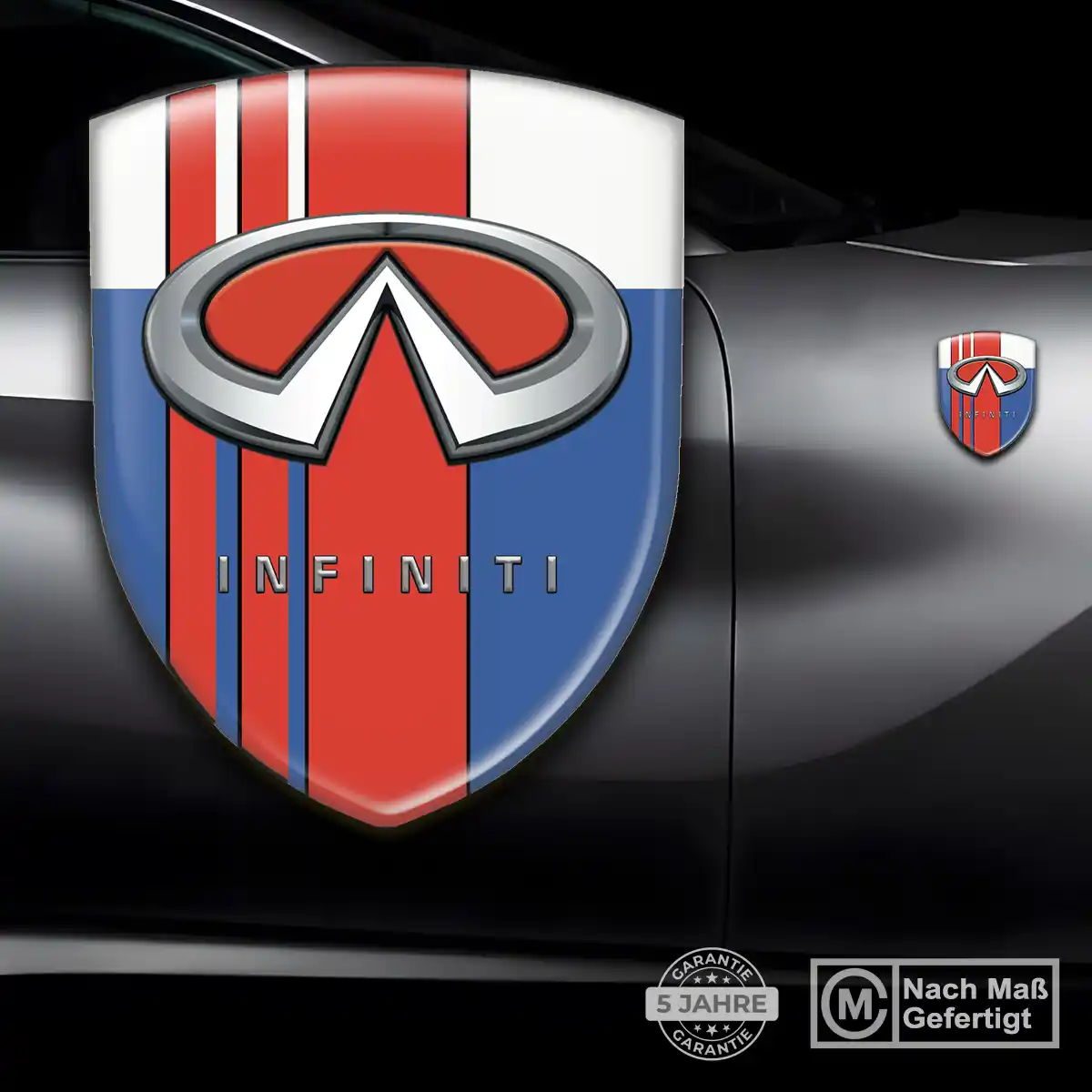 Infiniti Aufkleber Emblem Wappen Premium-Edition