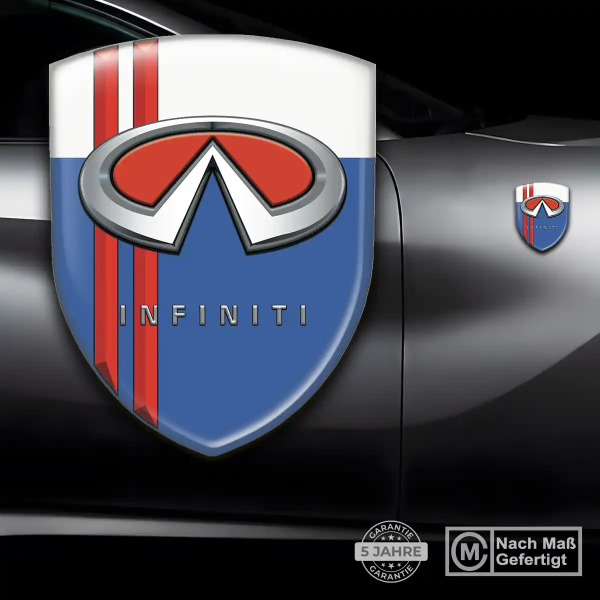Infiniti Aufkleber Emblem Wappen Premiumqualität
