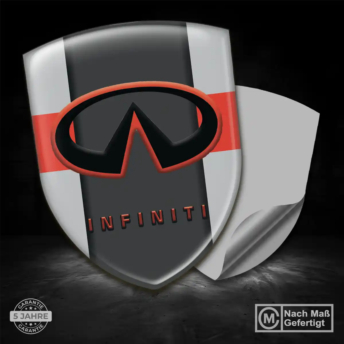 Infiniti Aufkleber Emblem Wappen Stilvolles Design