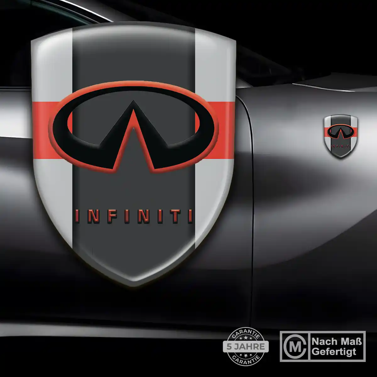 Infiniti Aufkleber Emblem Wappen Stilvolles Design