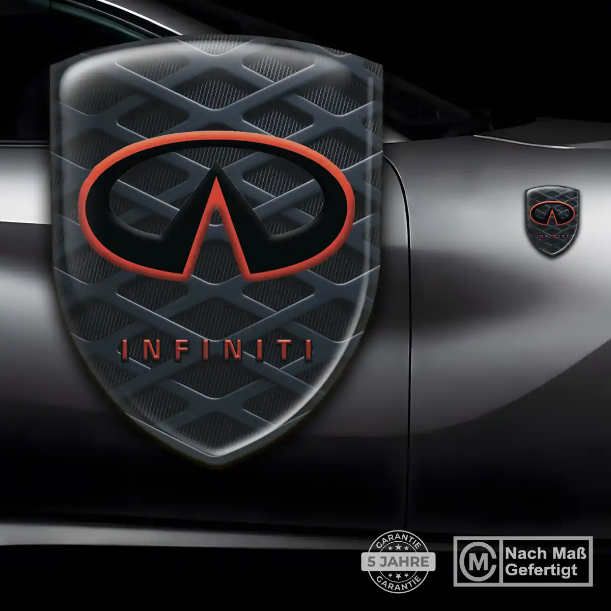 Infiniti Aufkleber Embleme Silikon Auto Höchste Qualität