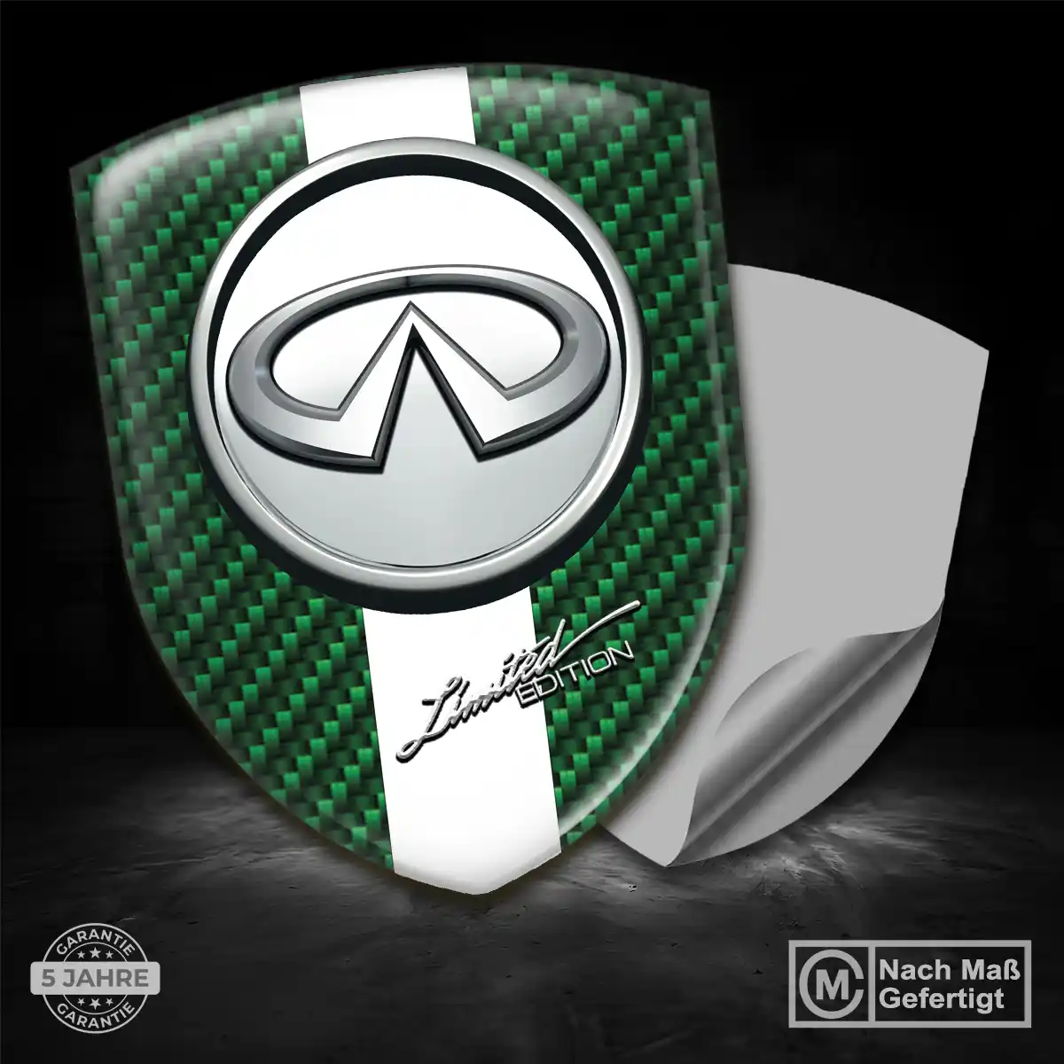 Infiniti Aufkleber Embleme Silikon Auto Hohe Qualität