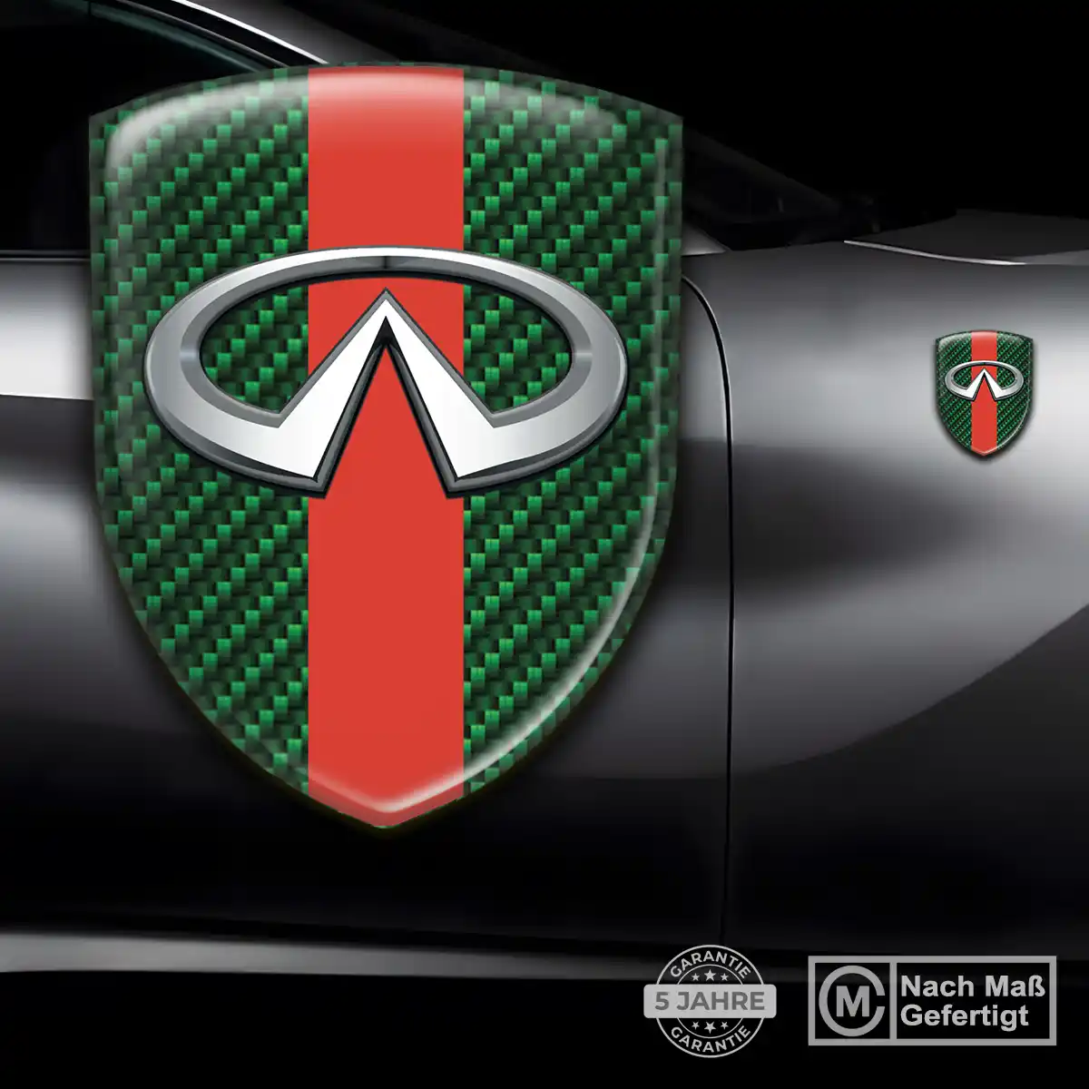Infiniti Aufkleber Embleme Silikon Auto Interieurdesign