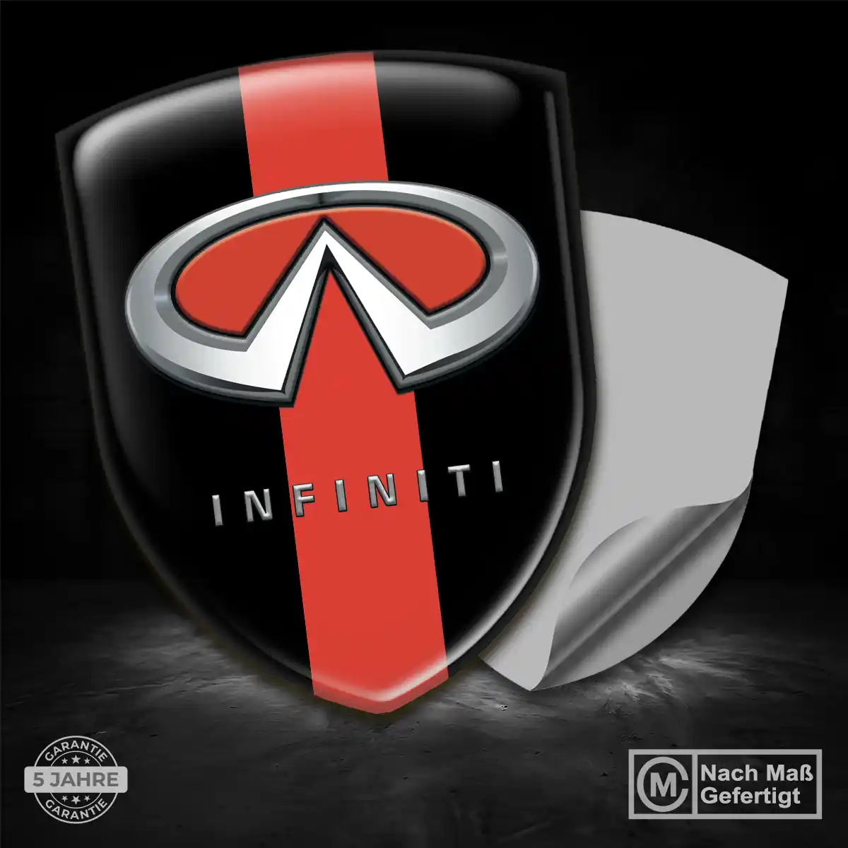 Infiniti Aufkleber Embleme Silikon Auto Limitierte Auflage