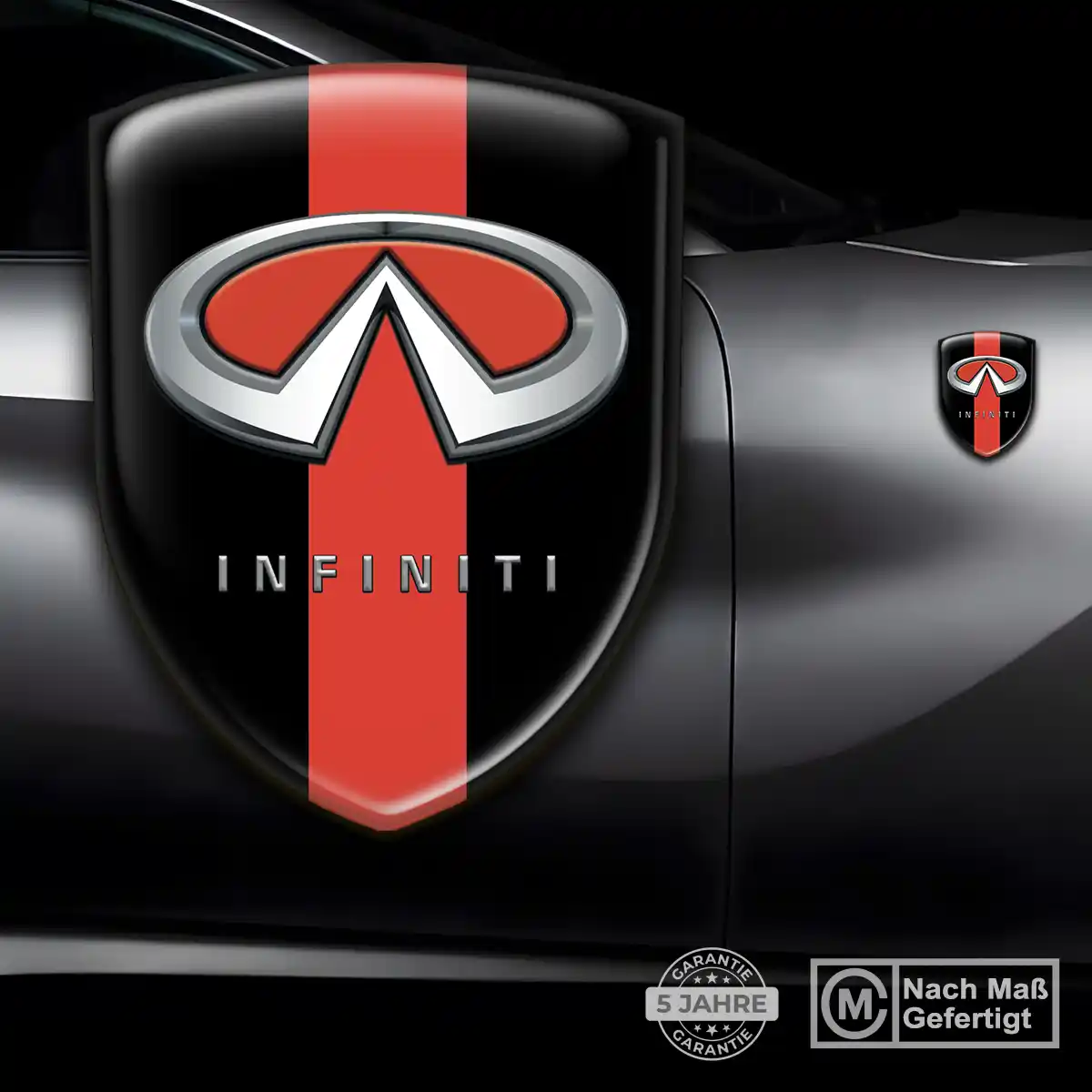 Infiniti Aufkleber Embleme Silikon Auto Limitierte Auflage
