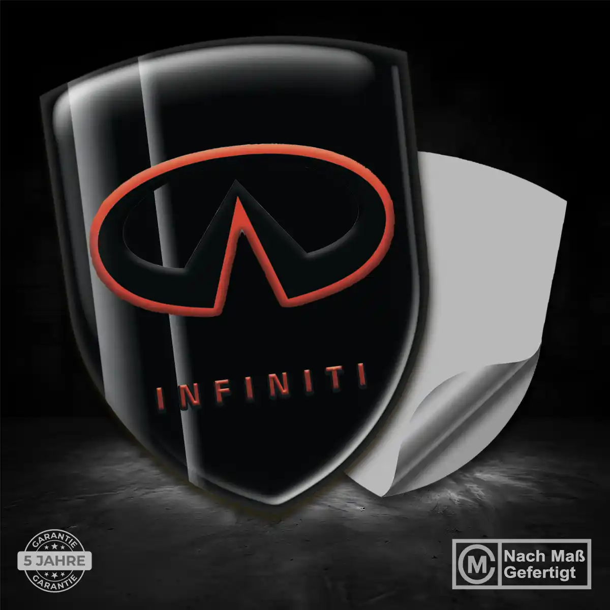 Infiniti Aufkleber Embleme Silikon Auto Markenedition