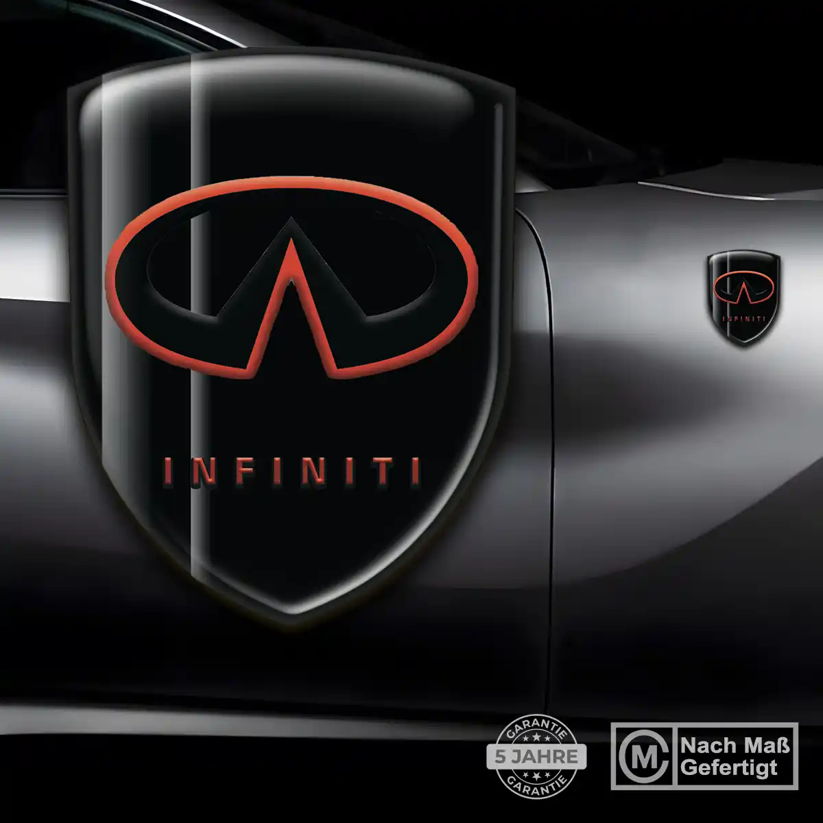 Infiniti Aufkleber Embleme Silikon Auto Markenedition