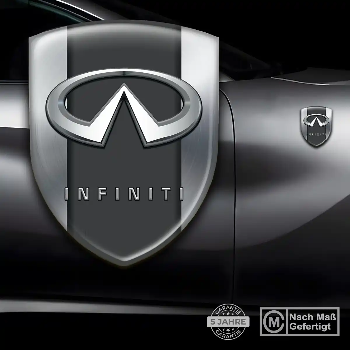 Infiniti Aufkleber Embleme Silikon Auto Modernes Design