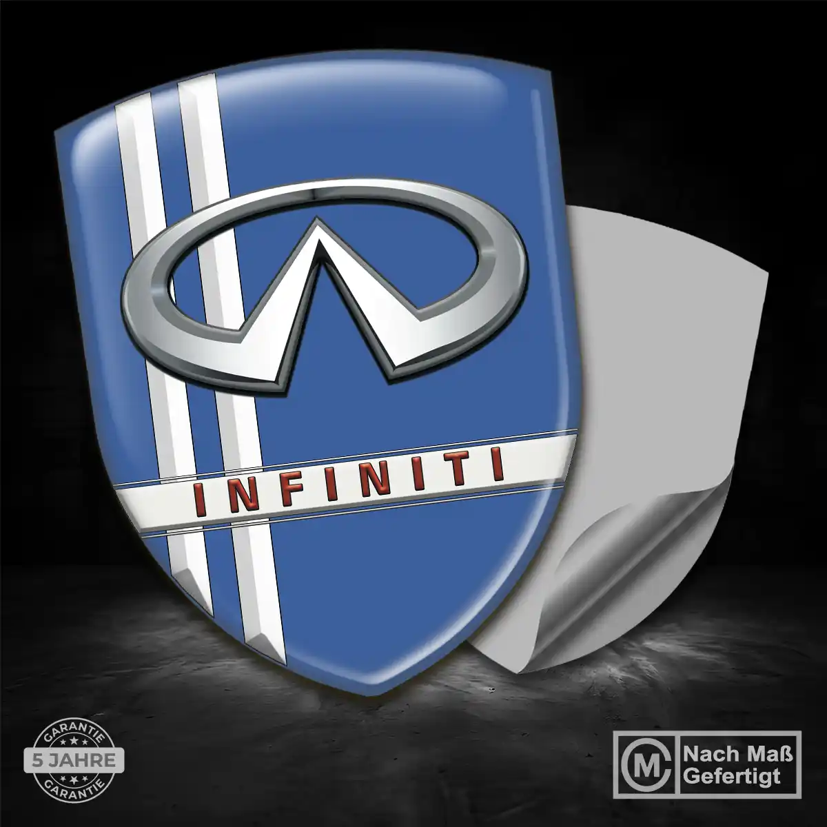 Infiniti Aufkleber Embleme Silikon Auto Premium-Edition