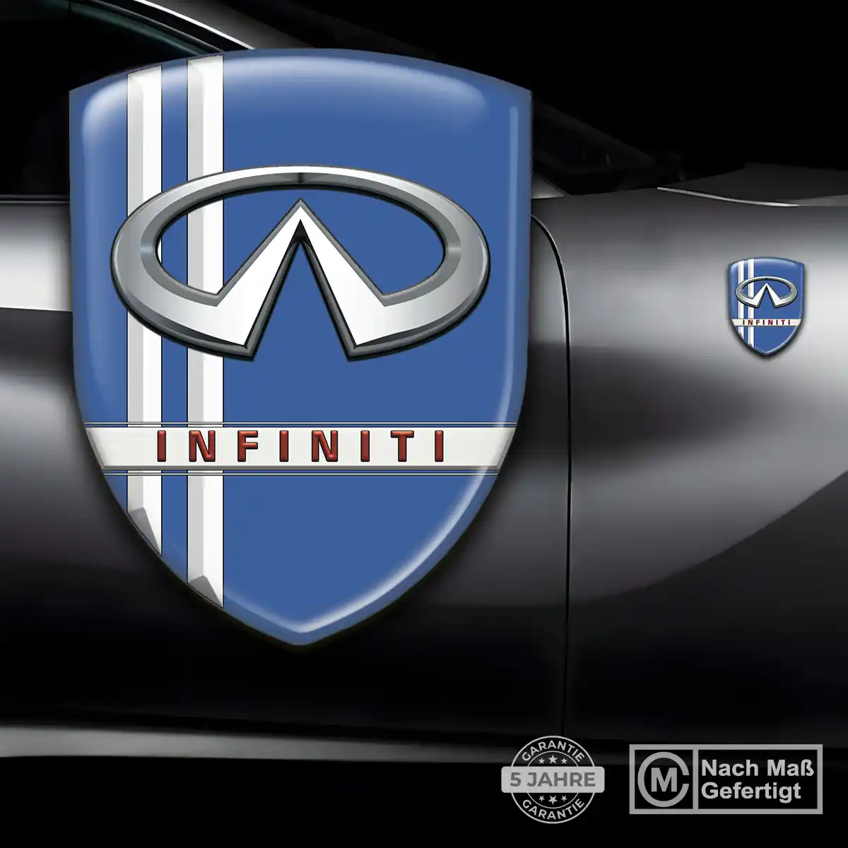 Infiniti Aufkleber Embleme Silikon Auto Premium-Edition
