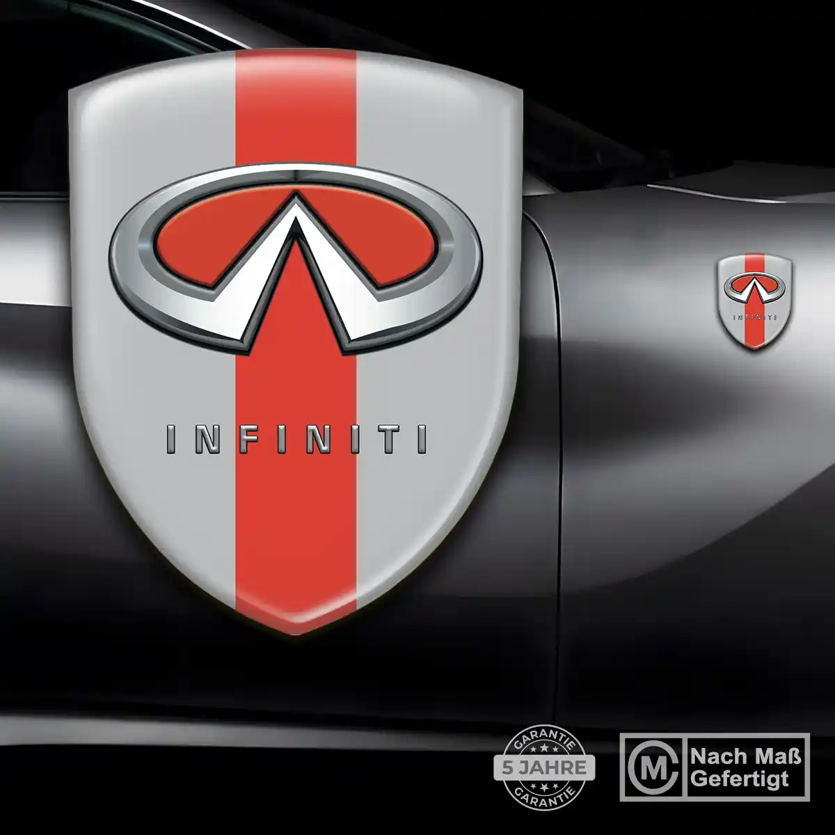 Infiniti Aufkleber Embleme Silikon Auto Premiumqualität