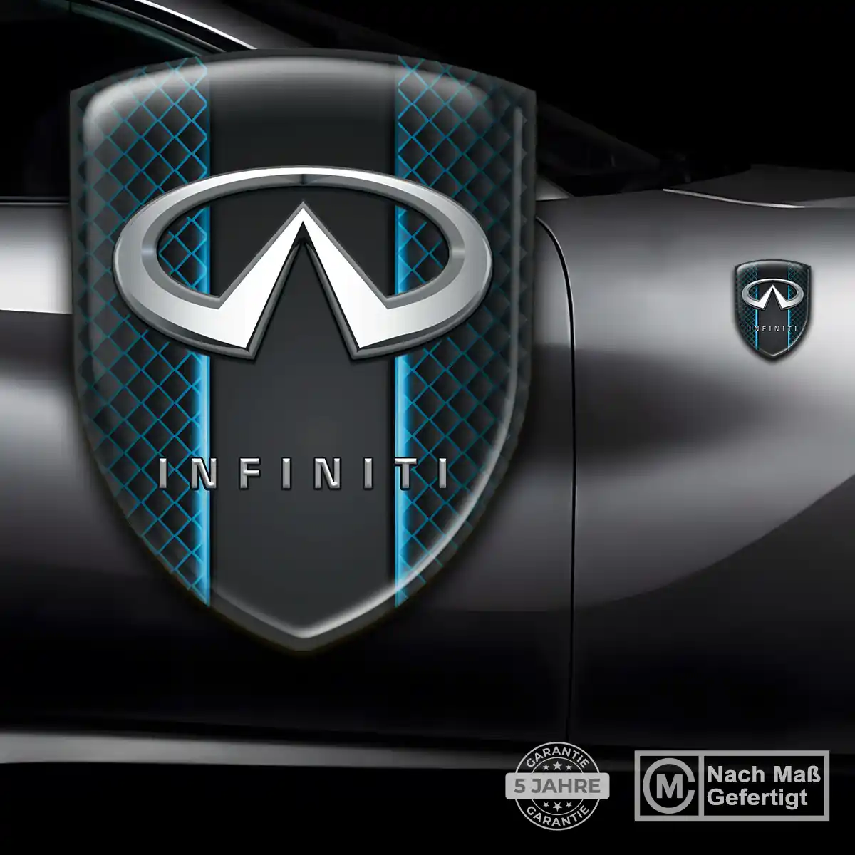 Infiniti Aufkleber Embleme Silikon Auto Stilvolles Design