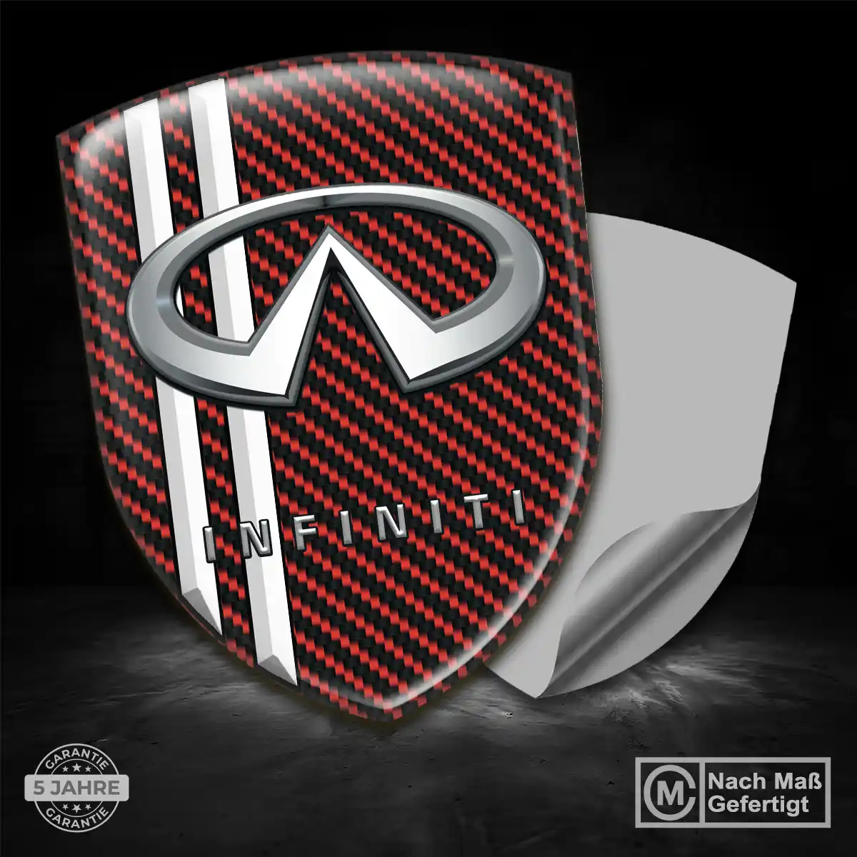 Infiniti Aufkleber Embleme Silikon Exterieurdesign