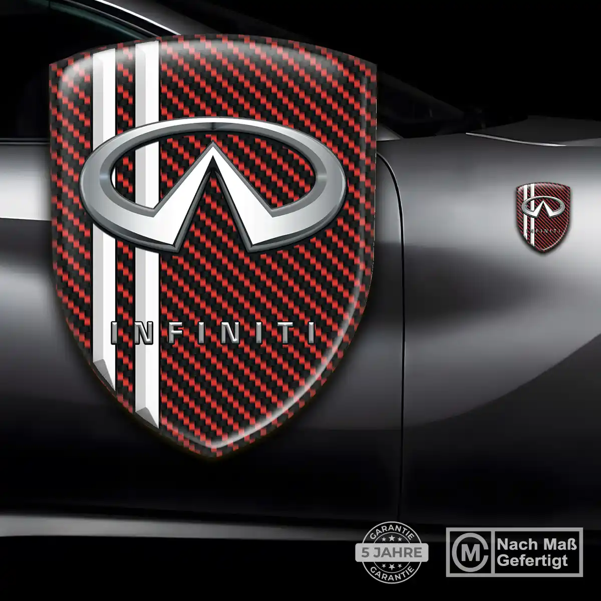 Infiniti Aufkleber Embleme Silikon Exterieurdesign