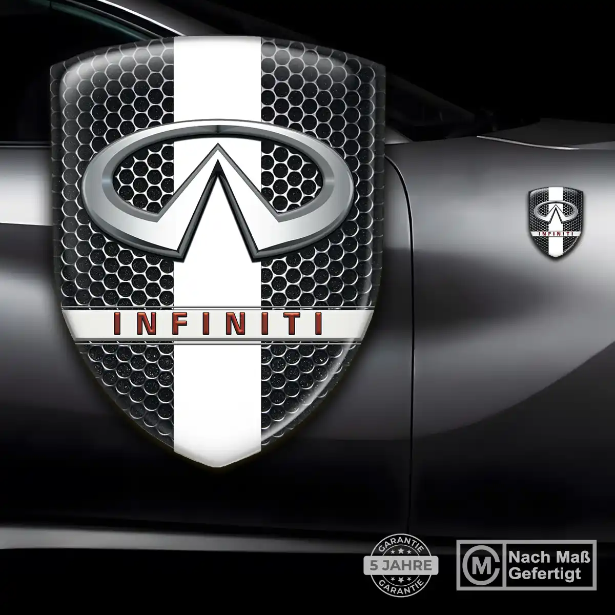 Infiniti Aufkleber Embleme Silikon Höchste Qualität