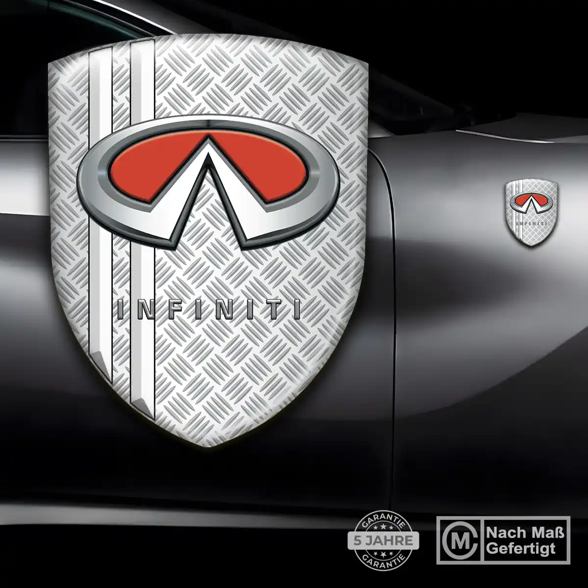 Infiniti Aufkleber Embleme Silikon Hochwertiges Harz