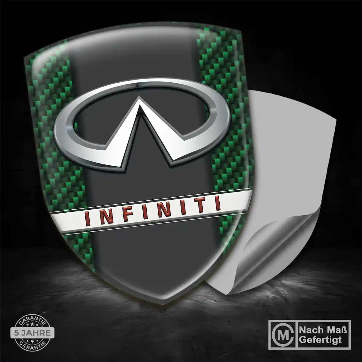Infiniti Aufkleber Embleme Silikon Limitierte Auflage