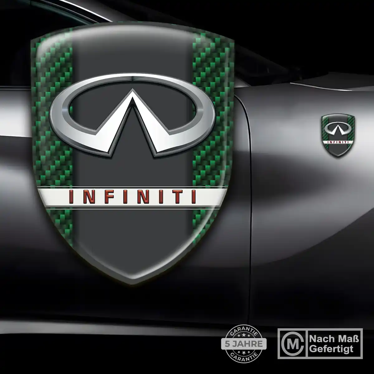 Infiniti Aufkleber Embleme Silikon Limitierte Auflage