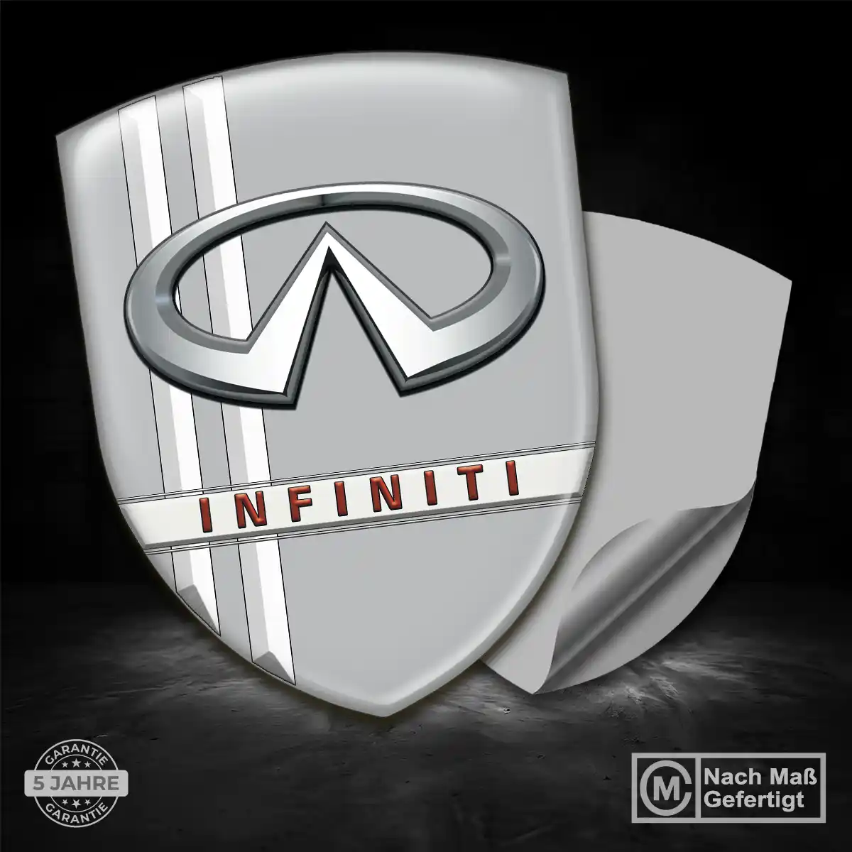 Infiniti Aufkleber Embleme Silikon Modernes Design