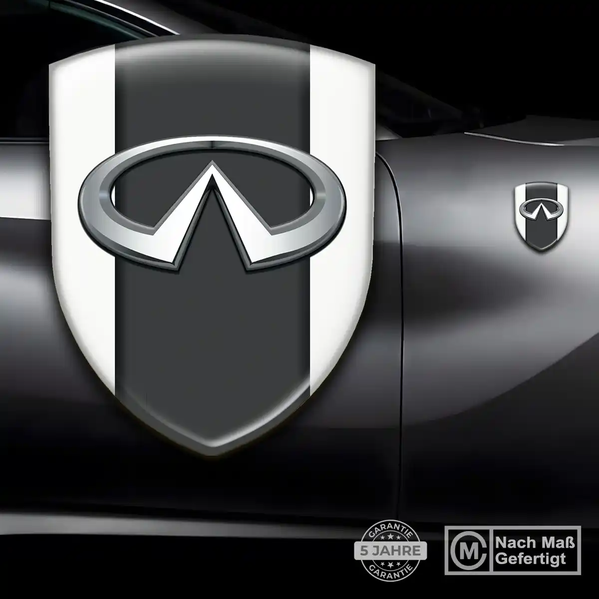 Infiniti Aufkleber Embleme Silikon Premiumqualität