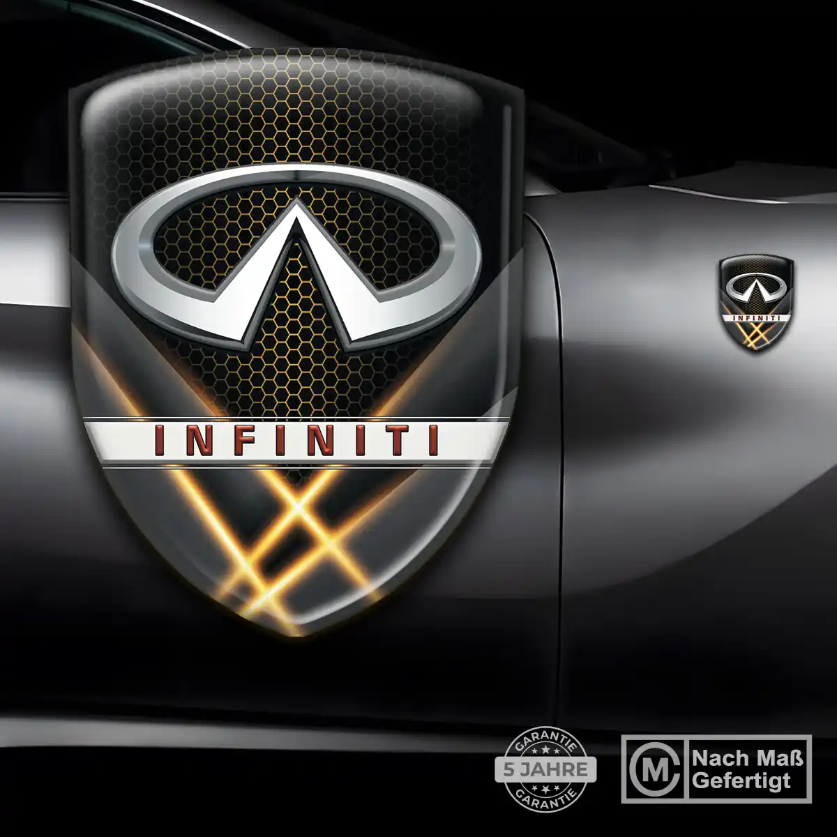 Infiniti Aufkleber Embleme Silikon Spitzenqualität