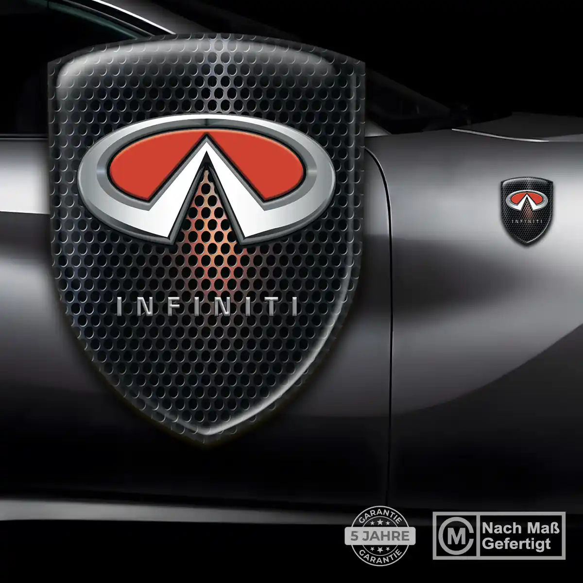 Infiniti Aufkleber Embleme Silikon Stilvolles Design