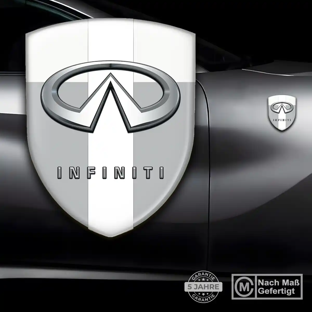Infiniti Aufkleber Silikon Embleme Anspruchsvolles Design