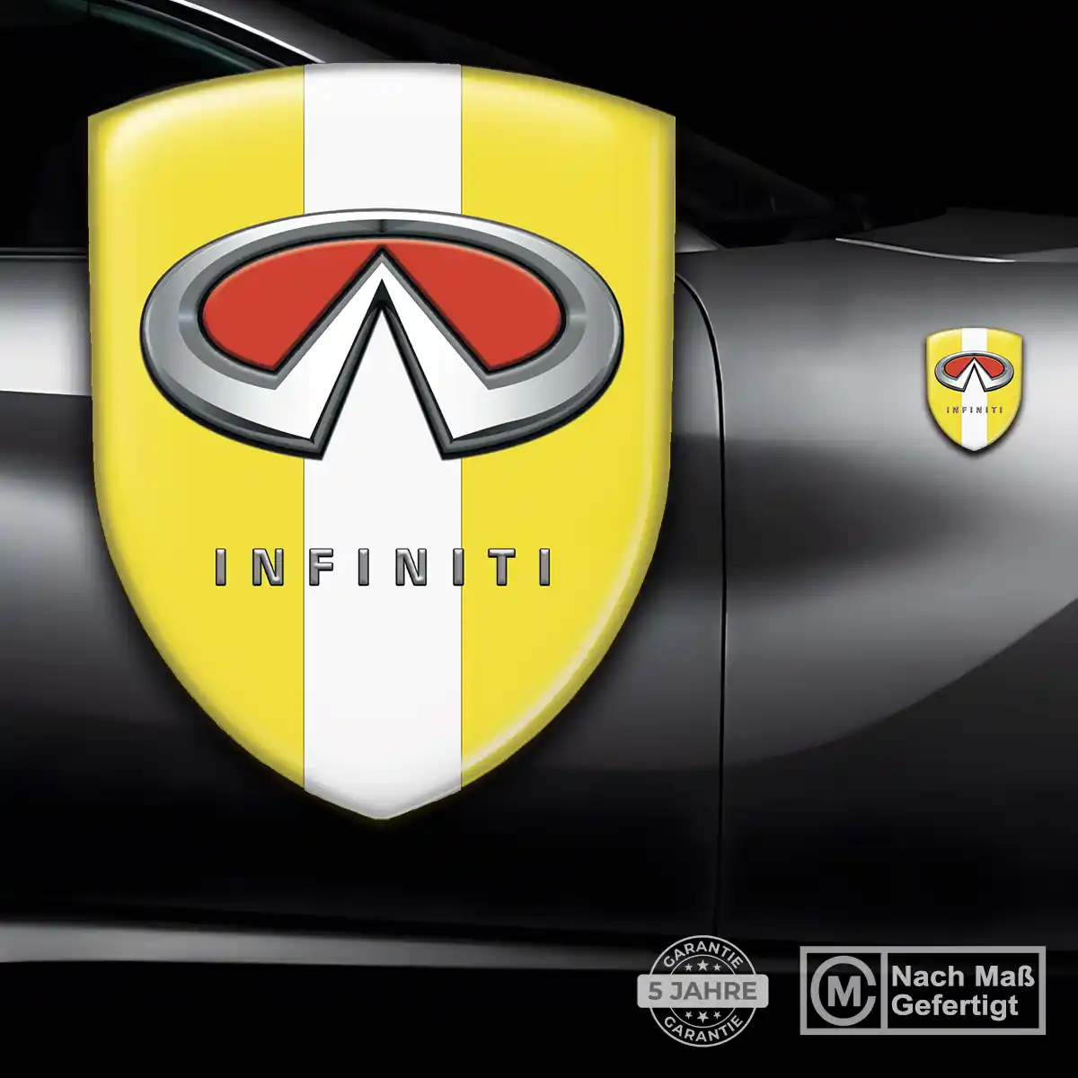 Infiniti Aufkleber Silikon Embleme Auto Limitierte Auflage