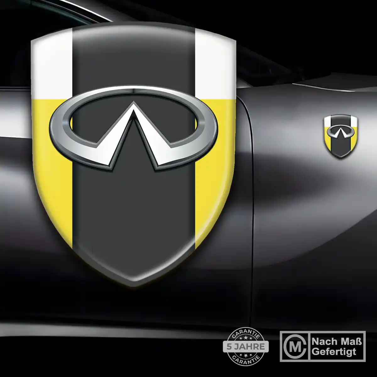 Infiniti Aufkleber Silikon Embleme Auto Modernes Design