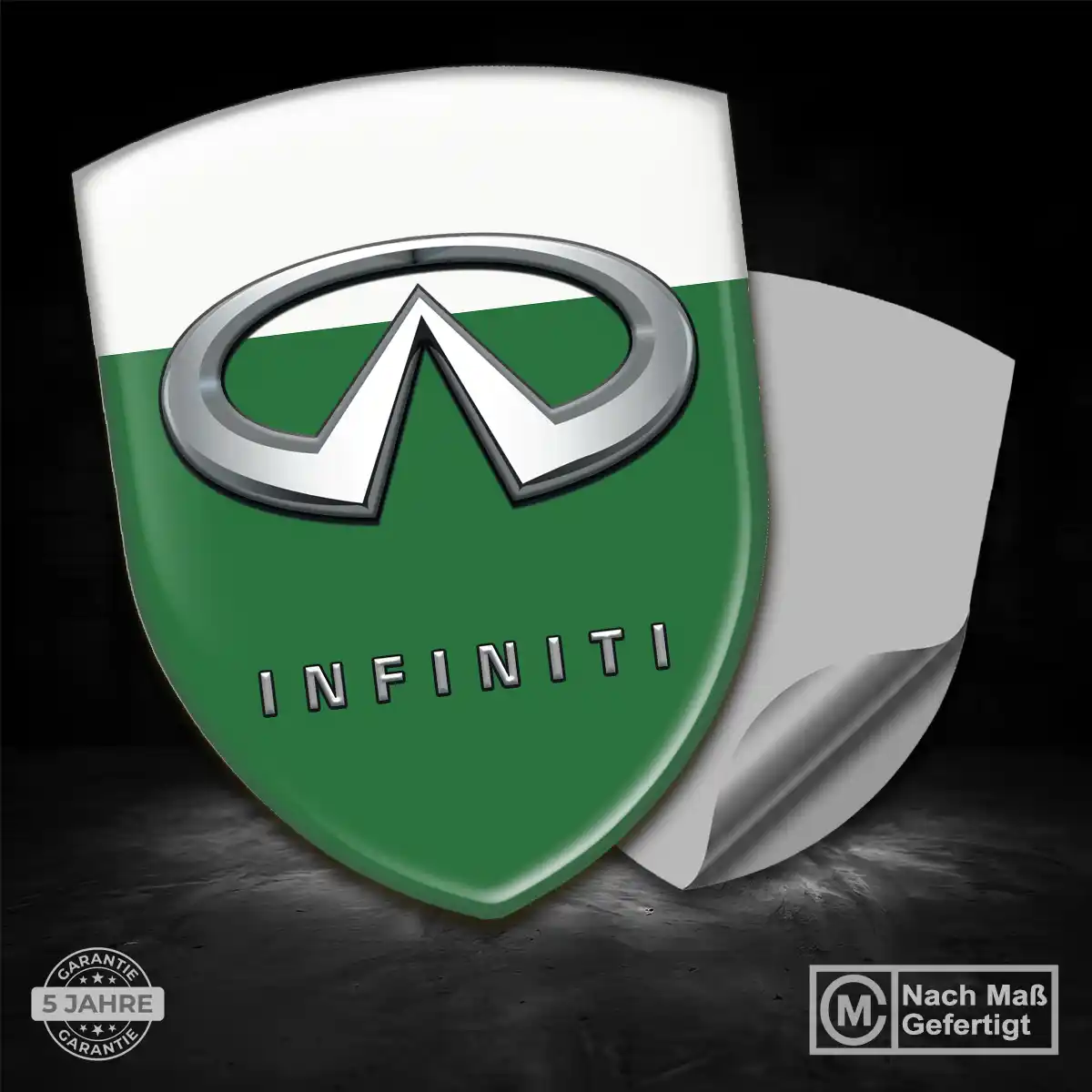 Infiniti Aufkleber Silikon Embleme Auto Premium-Edition