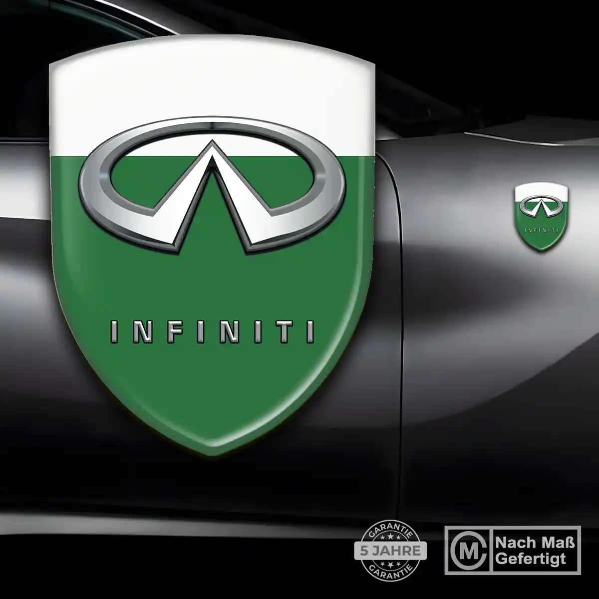Infiniti Aufkleber Silikon Embleme Auto Premium-Edition