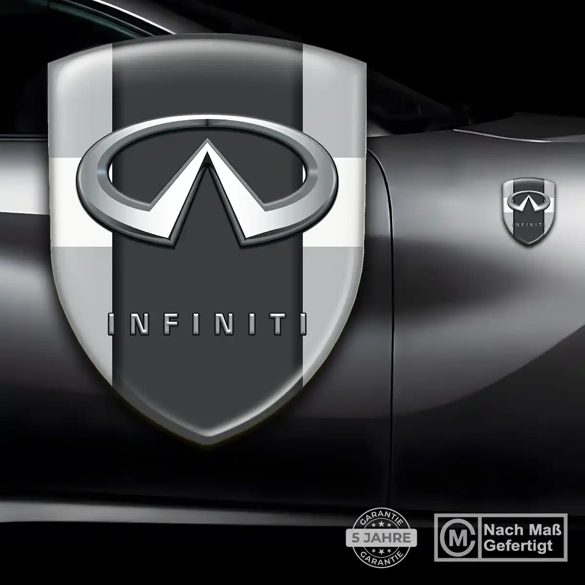 Infiniti Aufkleber Silikon Embleme Auto Spitzenqualität