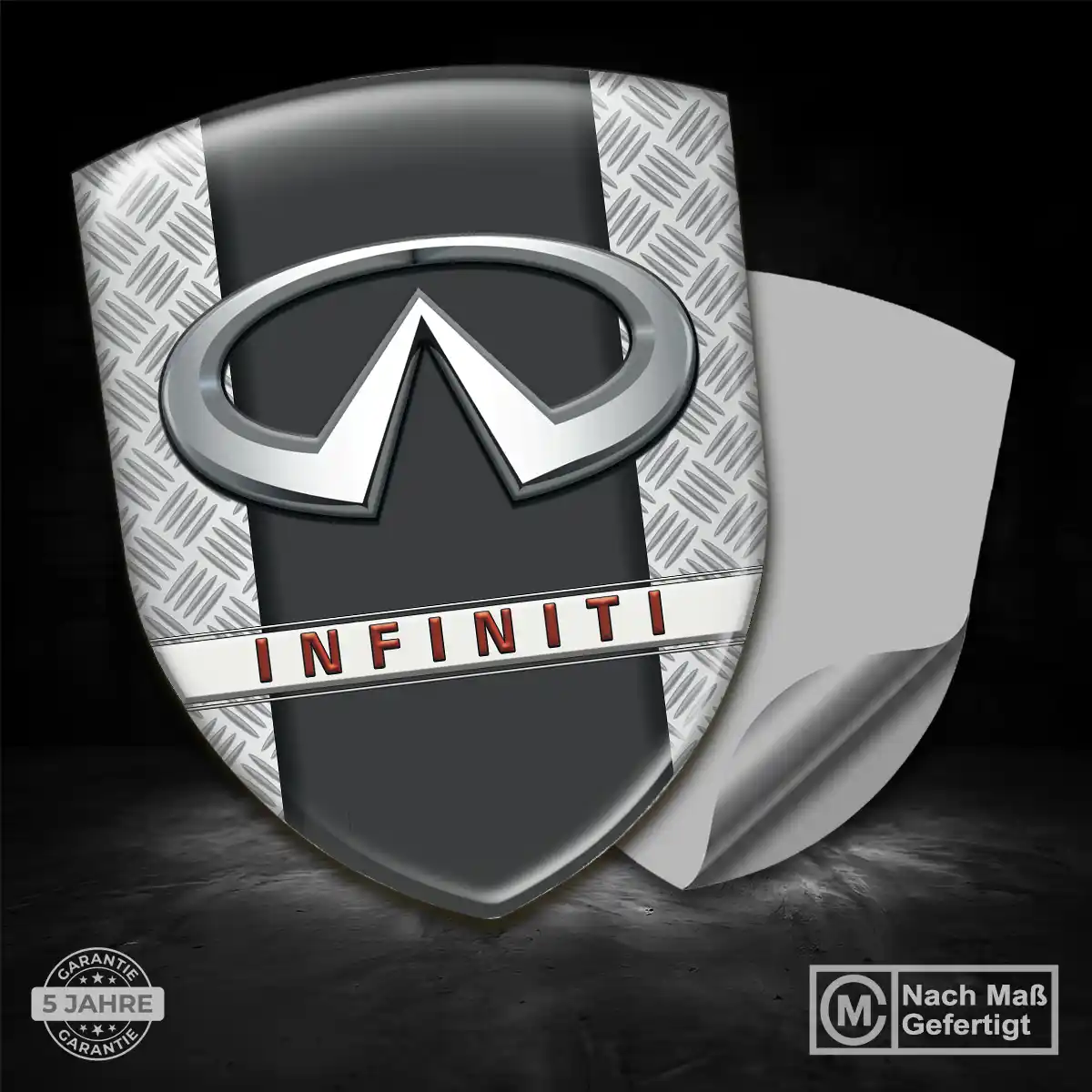 Infiniti Aufkleber Silikon Embleme Auto Tuningfahrzeug
