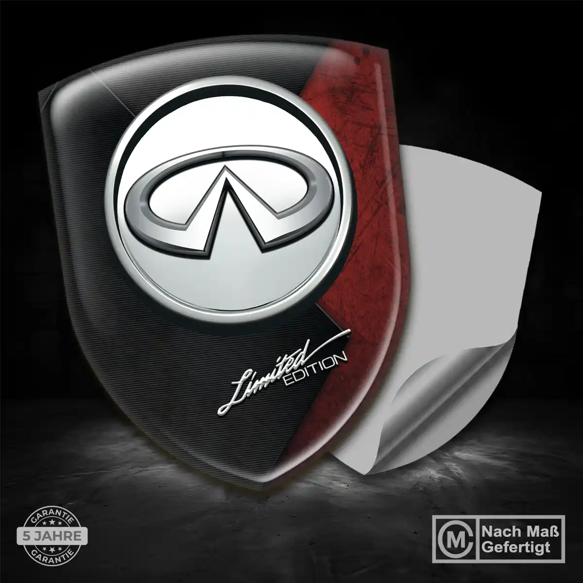 Infiniti Aufkleber Silikon Embleme Exterieurdesign