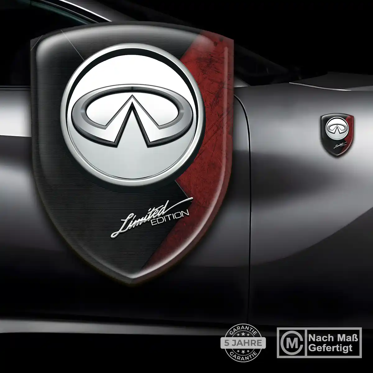 Infiniti Aufkleber Silikon Embleme Exterieurdesign