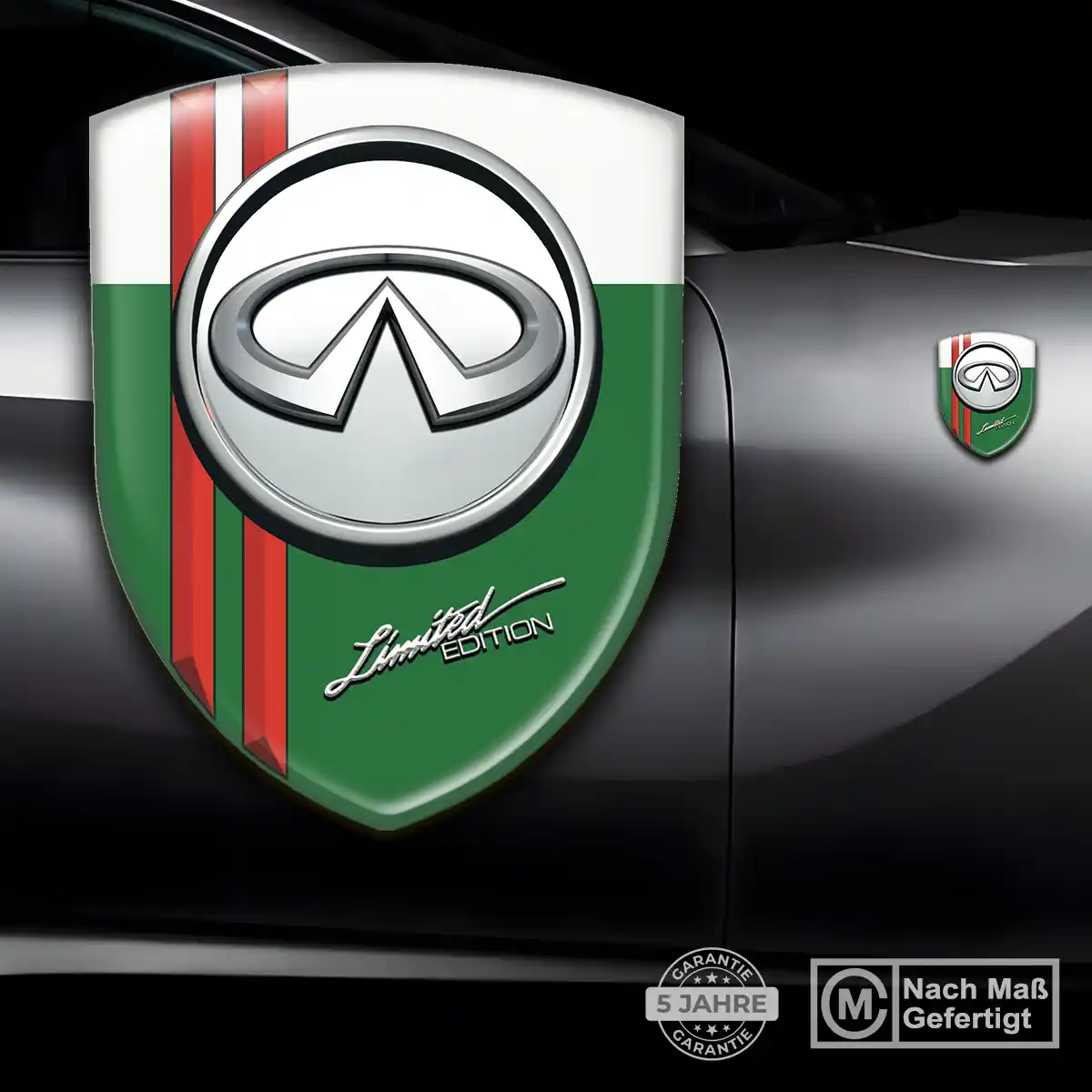 Infiniti Aufkleber Silikon Embleme Höchste Qualität
